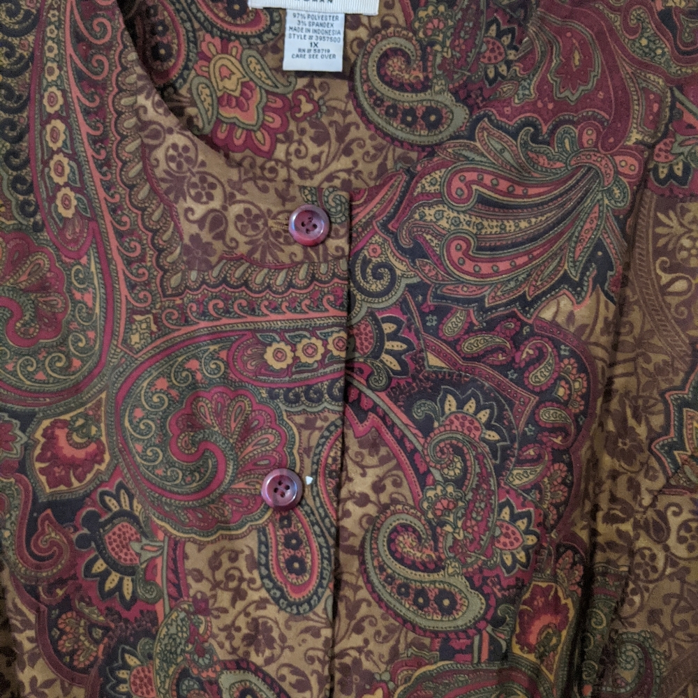 Notations Button Down Jacket - image 2